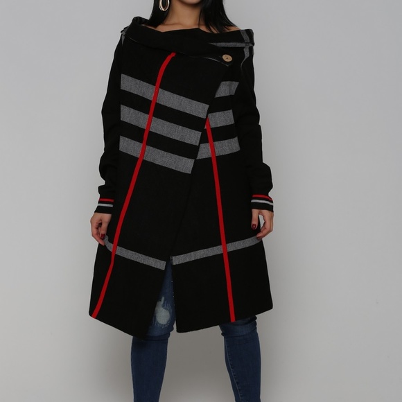MarieBellaLuxe Sweaters - Cyber Monday no offers PLAID CARDIGAN